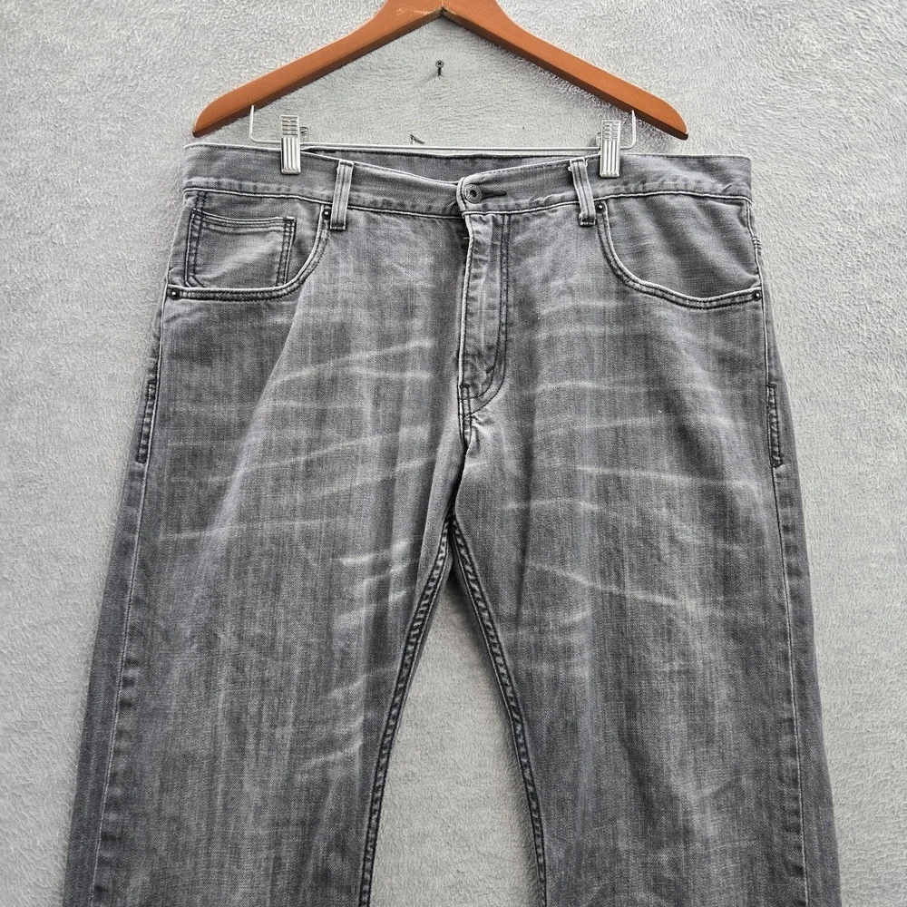 Levi's 514 Men Jeans 38X32 Gray Denim Slim Straight 30